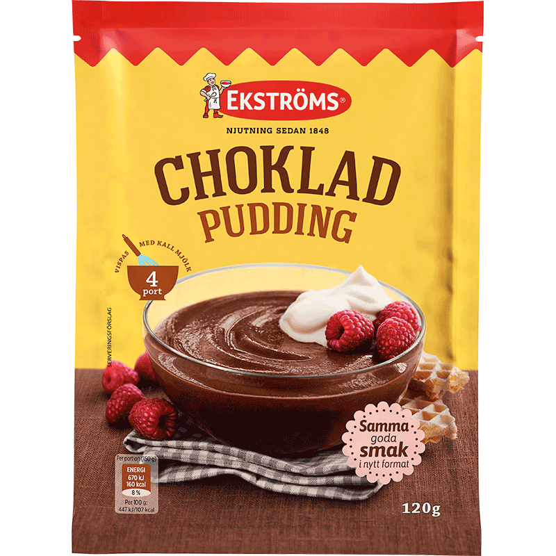 Chokladpudding 4 port