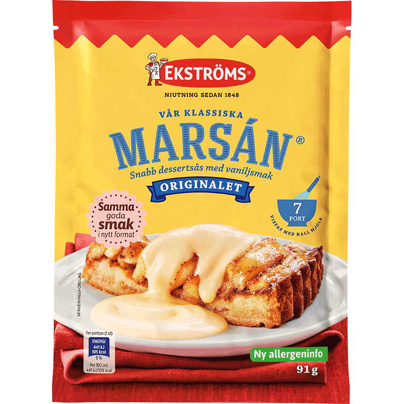 Marsán® snabb dessertsås Pulver